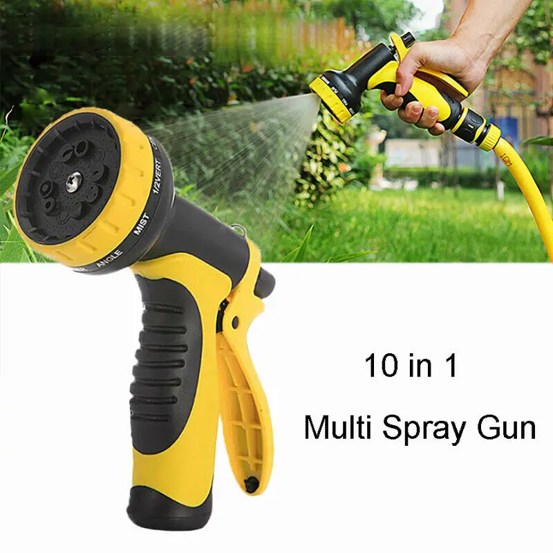 10 in 1 Multi Pattern Home Garden Water Gun Head Soft Grip Handle Garden Hose Pipe Handheld Water Gun Sprayer
10 in 1 Multi Pattern Home Garden Water Gun Head Soft Grip Handle Garden Hose Pipe Handheld Water Gun Sprayer