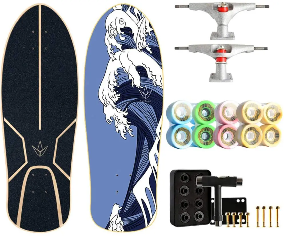 Skateboard 29"X9.8", 7-Layer Maple Skateboard Women's Mini Skateboard Free Pedal Brush Street Skateboard Gift for Beginners
Skateboard 29"X9.8", 7-Layer Maple Skateboard Women's Mini Skateboard Free Pedal Brush Street Skateboard Gift for Beginners