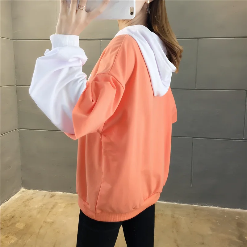 #2540 Korean Style False Two Piece Sweatshirt Women Hoodies Thin Cotton Loose Harajuku Streetwear Pullovers Hooded Sweatshirt
#2540 Korean Style False Two Piece Sweatshirt Women Hoodies Thin Cotton Loose Harajuku Streetwear Pullovers Hooded Sweatshirt