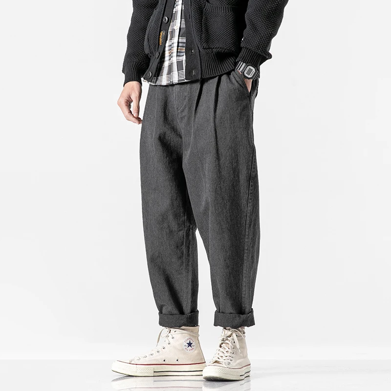 Casual Ankle-length Harem Pant Vintage Fashion Harajuku Trousers High Street Japan Hip Hop Loose Men Male Zipper Fly Midweight
Casual Ankle-length Harem Pant Vintage Fashion Harajuku Trousers High Street Japan Hip Hop Loose Men Male Zipper Fly Midweight