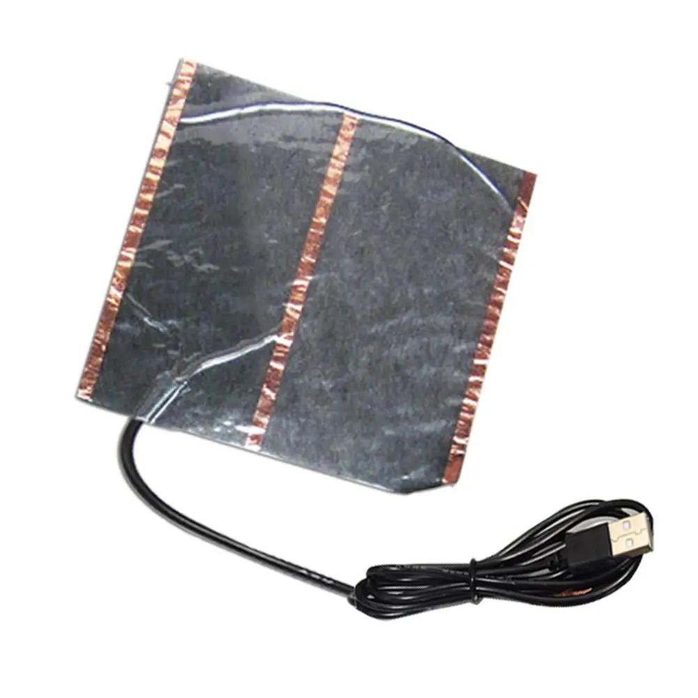 

Нагревательный лист из углеродного волокна с инфракрасным подключением USB, 5 В, электрический подогреватель USB, теплый коврик для зимних ковриков для мыши и подогревателя ног