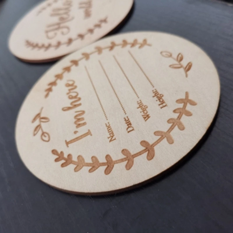 Wooden Milestone Cards Growth Commemorative Handmade Baby Birth Monthly Recording Card Newborn Shower Gift 97BE
Wooden Milestone Cards Growth Commemorative Handmade Baby Birth Monthly Recording Card Newborn Shower Gift 97BE