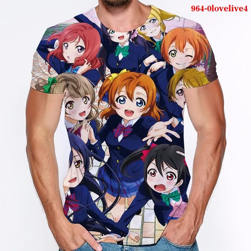 Women 3d Tshirt Anime Love Live! Summer Casual T Shirt 2021 New Oversized Fashion T-shirts Girls Cosplay Love Live! Men Tops
Women 3d Tshirt Anime Love Live! Summer Casual T Shirt 2021 New Oversized Fashion T-shirts Girls Cosplay Love Live! Men Tops
