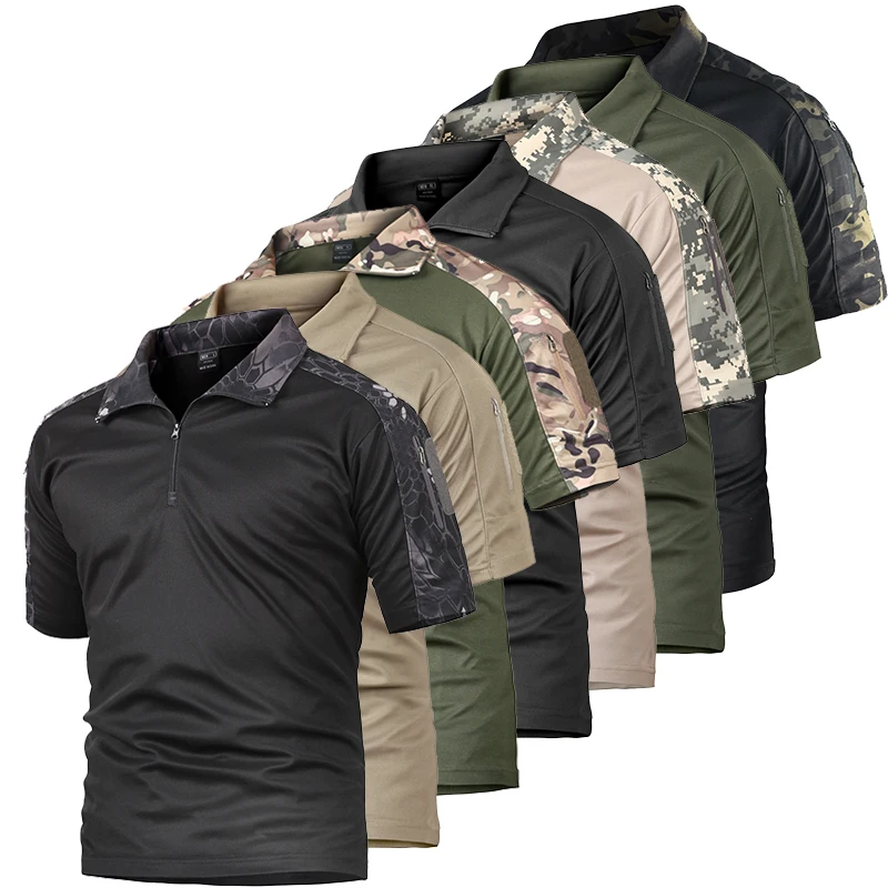 2021 Военная короткая рубашка камуфляжная одежда лягушки Мужская футболка для