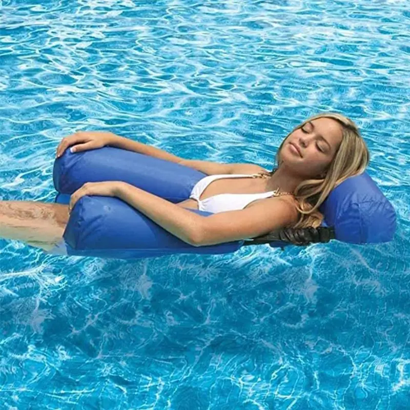 Portable PVC Summer Inflatable Foldable Floating Swimming Pool Water Hammock Sports Lounger Chair DXAD
Portable PVC Summer Inflatable Foldable Floating Swimming Pool Water Hammock Sports Lounger Chair DXAD