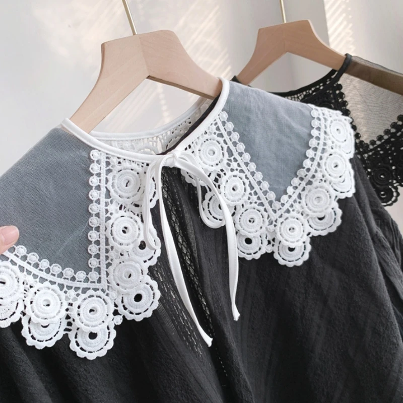 Premium Embroidery Floral Trim Fake Collar Big Shawl Wrap Sheer Lace Decorative Necklace Lapel Half Shirt Mini Poncho Capelet
Premium Embroidery Floral Trim Fake Collar Big Shawl Wrap Sheer Lace Decorative Necklace Lapel Half Shirt Mini Poncho Capelet