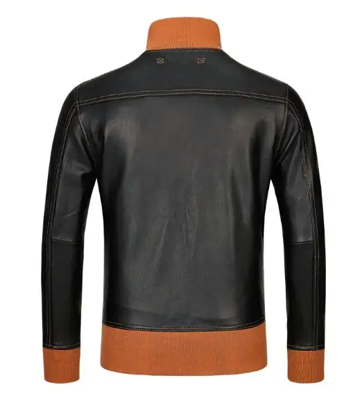 Mens Classic A1 Leather Jacket Vintage Genuine Sheepskin Coat Thin Soft Black Men Jackets Flight Clothing 
Mens Classic A1 Leather Jacket Vintage Genuine Sheepskin Coat Thin Soft Black Men Jackets Flight Clothing