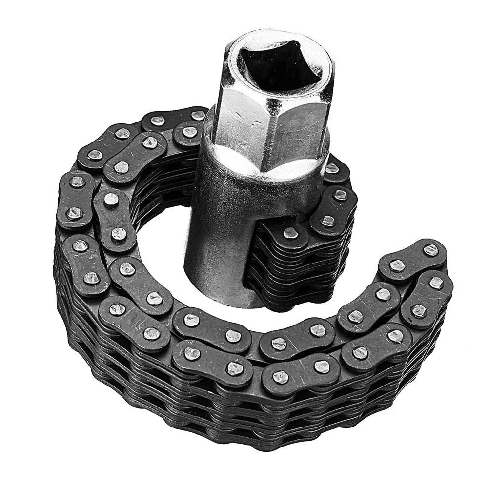 120/140mm Universal Chain Type Oil Filter Wrench Auto Reinforced Swivel Adjustable Tool
120/140mm Universal Chain Type Oil Filter Wrench Auto Reinforced Swivel Adjustable Tool