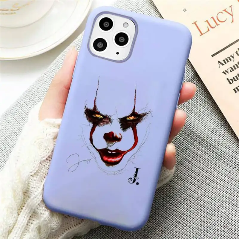 Horror Character Pennywise Phone Case Candy Color for iPhone 11 12 mini pro XS MAX 8 7 6 6S Plus X SE 2020 XR
Horror Character Pennywise Phone Case Candy Color for iPhone 11 12 mini pro XS MAX 8 7 6 6S Plus X SE 2020 XR