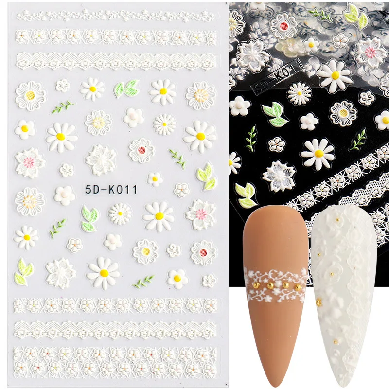 1sheet White Embossed Flower Lace 5d Hollow Nail Sticker Decal Wedding Nail Art Designs Floral Butterfly Japanese Manicure Decor
1sheet White Embossed Flower Lace 5d Hollow Nail Sticker Decal Wedding Nail Art Designs Floral Butterfly Japanese Manicure Decor