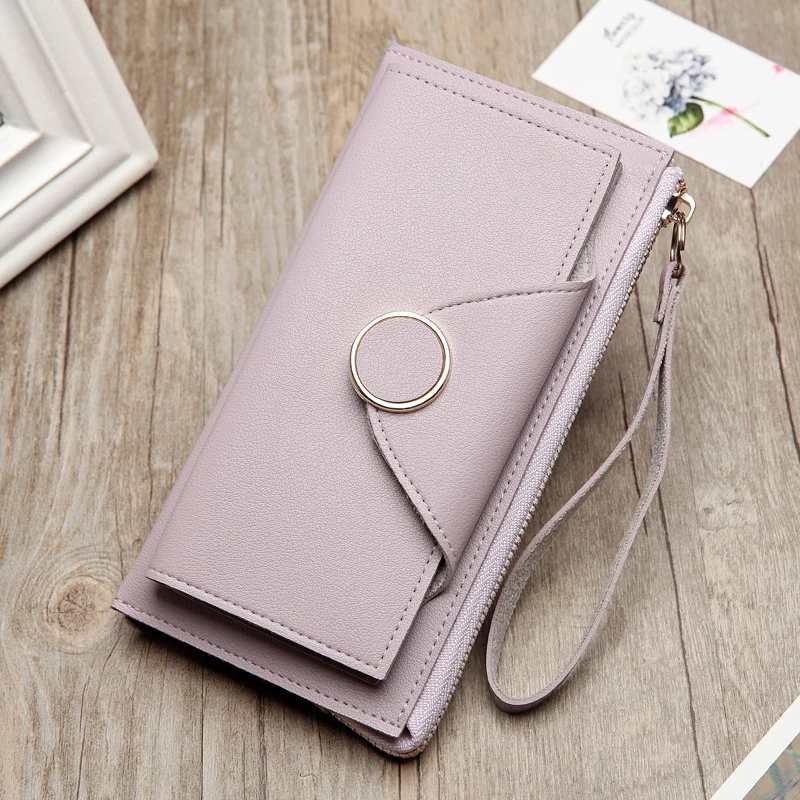 2021 Fashion Woman Wallet Simple Zipper Purses Clutch For Women PU Leather Lady Purse Phone Pocket Card Holder Girls Carteras
2021 Fashion Woman Wallet Simple Zipper Purses Clutch For Women PU Leather Lady Purse Phone Pocket Card Holder Girls Carteras