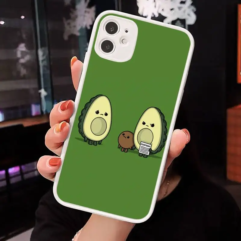 Fruit Avocado funny lovely Phone Case Matte transparent For White iPhone 12 Mini 11 Pro XR XS Max 7 8 Plus X Back Cover
Fruit Avocado funny lovely Phone Case Matte transparent For White iPhone 12 Mini 11 Pro XR XS Max 7 8 Plus X Back Cover