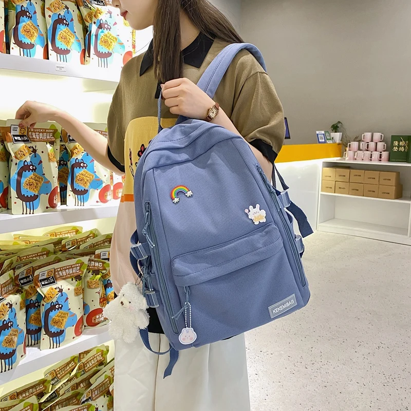 

Рюкзак JOYPESSIE для девочек-подростков, милый школьный ранец карамельных цветов, Женский дорожный водонепроницаемый портфель