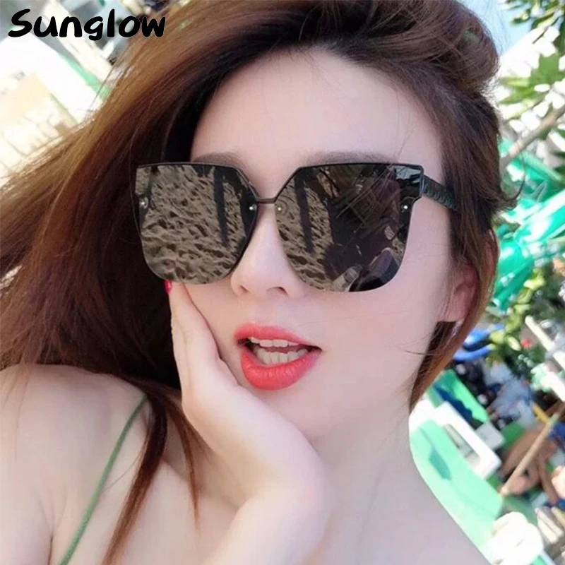 2021 Fashion Sun Glasses For Women Designer Gradient Colorful Mirror Coating Lenses Street Beat Driving oculos de sol
2021 Fashion Sun Glasses For Women Designer Gradient Colorful Mirror Coating Lenses Street Beat Driving oculos de sol