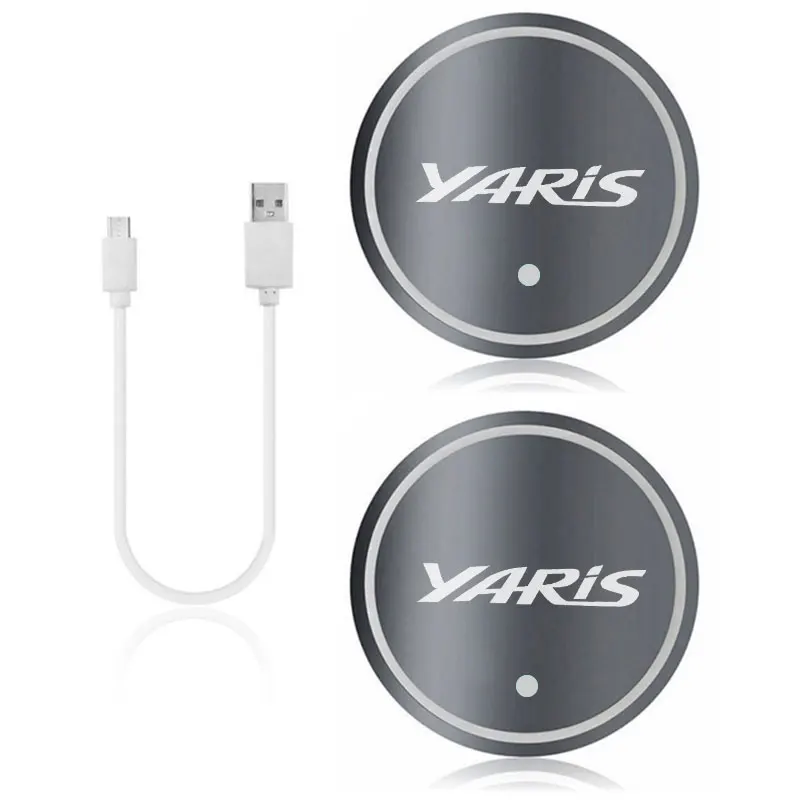 2pcs Led Lights Car Badge Cup Coaster Luminous Coaster Water Cup Bottle Holder for Toyota yaris car accessories
2pcs Led Lights Car Badge Cup Coaster Luminous Coaster Water Cup Bottle Holder for Toyota yaris car accessories