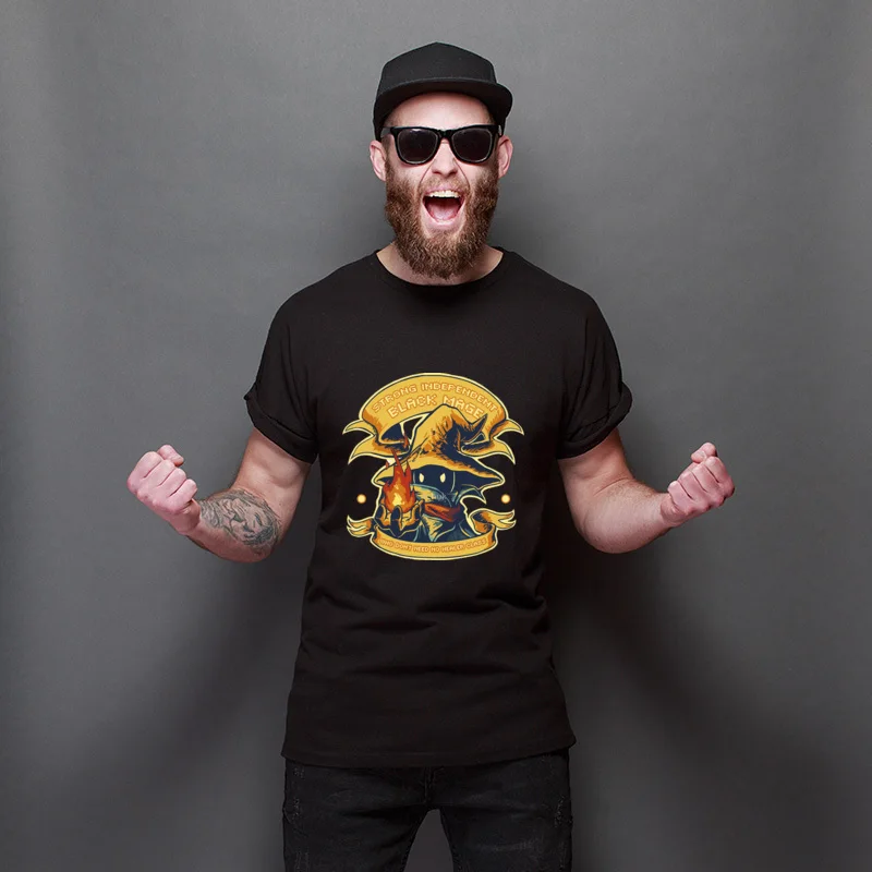 Strong Independent Black Mage Cartoon O-Neck Tops Tees Leisure Special Tees Customized Classic T-Shirt For Unisex 
Strong Independent Black Mage Cartoon O-Neck Tops Tees Leisure Special Tees Customized Classic T-Shirt For Unisex