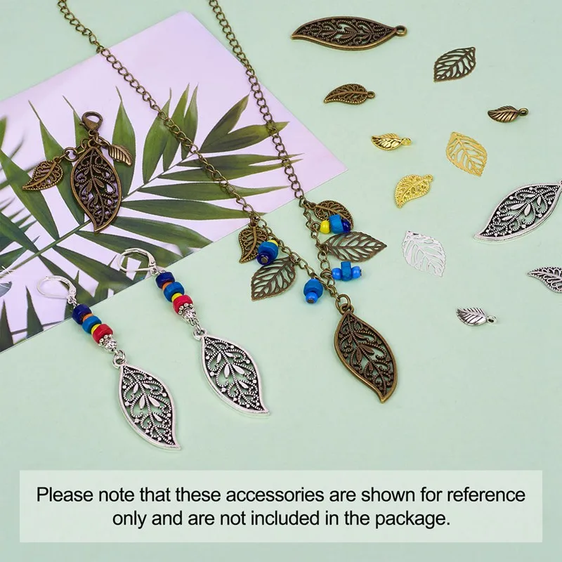290pcs/box Alloy Pendant Charm Iron Pendants Leaf for Jewelry Making DIY Bracelet Necklace Accessories Craft Supplies
290pcs/box Alloy Pendant Charm Iron Pendants Leaf for Jewelry Making DIY Bracelet Necklace Accessories Craft Supplies