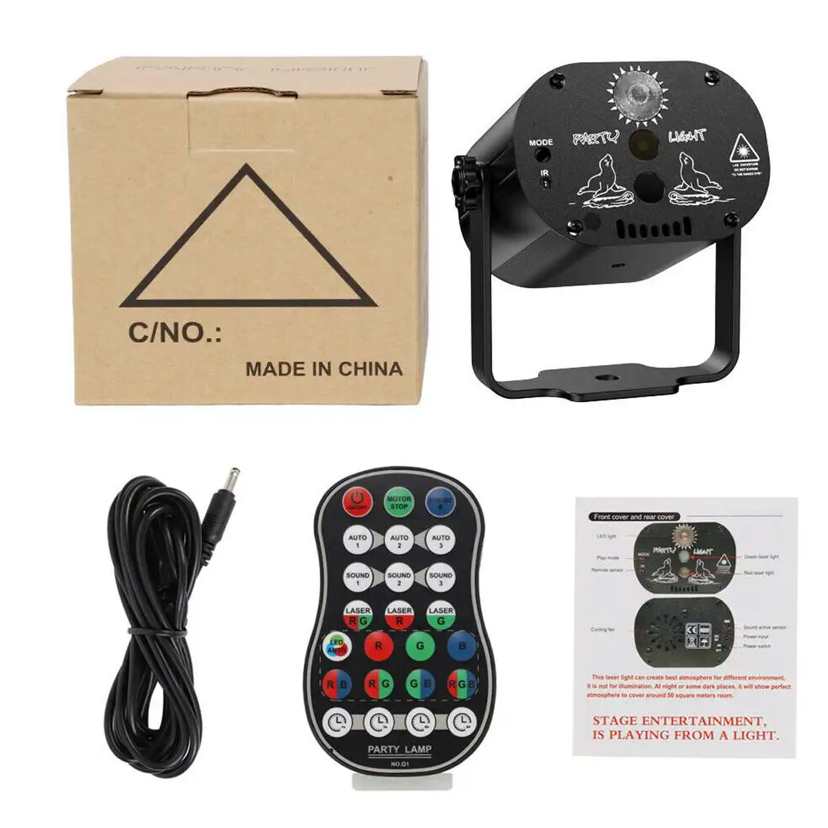 Sound Activated RGB Disco Light DJ LESKUG0D Laser Stage Projector Red Green Lamp USB Rechargeable Wedding Birthday Party DJ Lamp 
Sound Activated RGB Disco Light DJ LESKUG0D Laser Stage Projector Red Green Lamp USB Rechargeable Wedding Birthday Party DJ Lamp