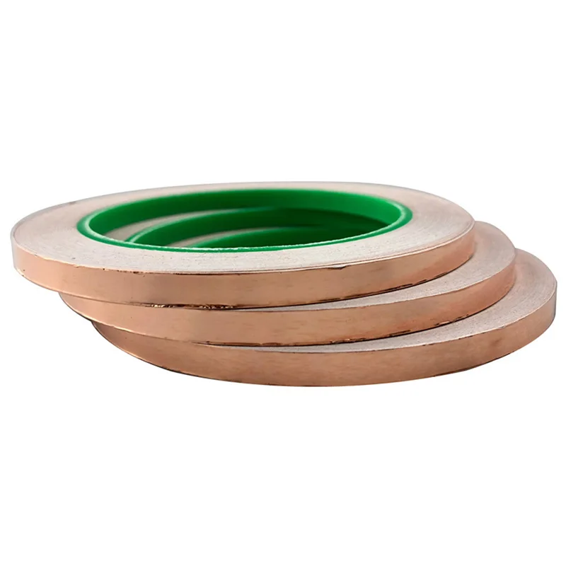 20-50m 3mm Single Side Conductive Copper Foil Tape Strip Adhesive EMI Shielding Heat Resist Tape 20/30/50Meters
20-50m 3mm Single Side Conductive Copper Foil Tape Strip Adhesive EMI Shielding Heat Resist Tape 20/30/50Meters