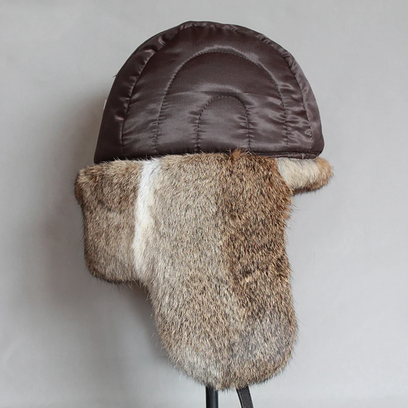 Winter Fur Bomber Hat Men Women Leather Russian Hat Snow Trapper Cap Warflap Ushanka
Winter Fur Bomber Hat Men Women Leather Russian Hat Snow Trapper Cap Warflap Ushanka