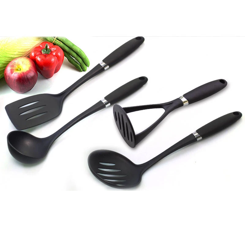 Nylon Spatula Spoon Tongs Utensils Heat-resistant Soup Spoon Non-stick Spatula Shovel Wooden Handle Cooking Kitchen Tool
Nylon Spatula Spoon Tongs Utensils Heat-resistant Soup Spoon Non-stick Spatula Shovel Wooden Handle Cooking Kitchen Tool