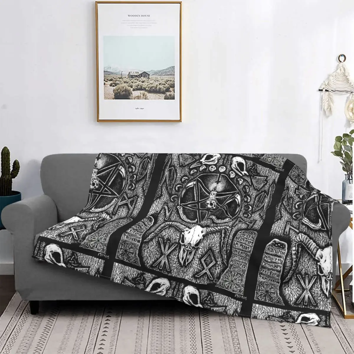 Pentagram,An Altar For Hugin And Munin Carpet Hot Bed Blanket Bed Covers Luxury Blanket Blanket Flannel Blanket
Pentagram,An Altar For Hugin And Munin Carpet Hot Bed Blanket Bed Covers Luxury Blanket Blanket Flannel Blanket