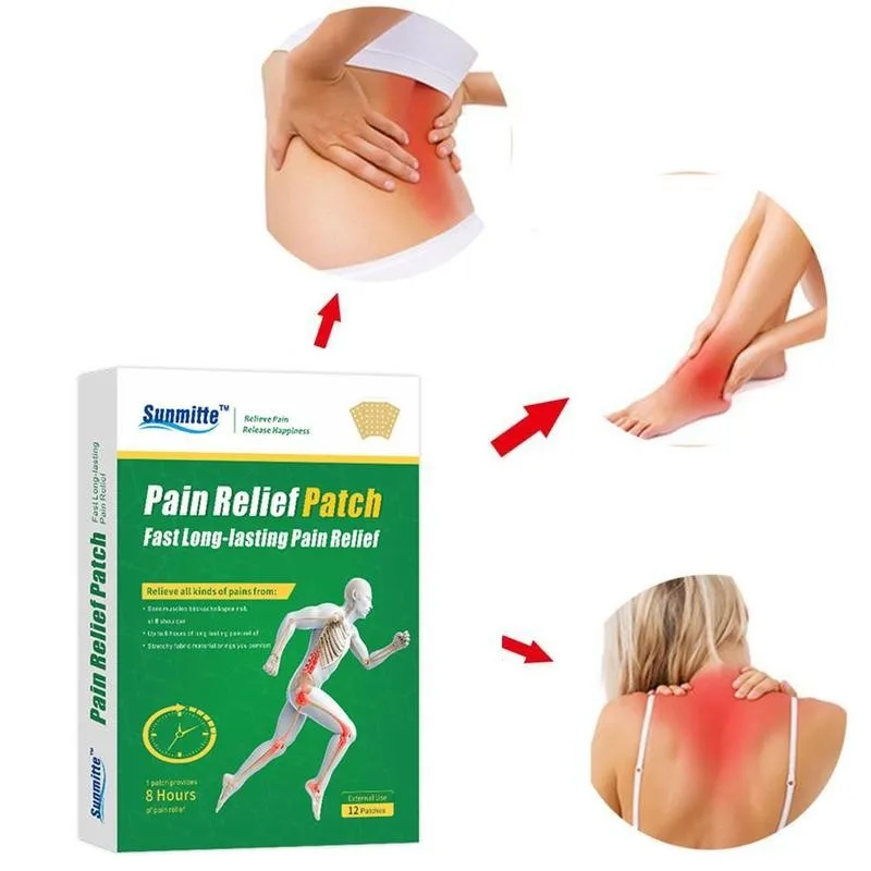 12pcs/bag pain relief patch fast long-lasting Pain Relief Patches For Neck Back Body Relaxation Pain killer Medical Ointment
12pcs/bag pain relief patch fast long-lasting Pain Relief Patches For Neck Back Body Relaxation Pain killer Medical Ointment