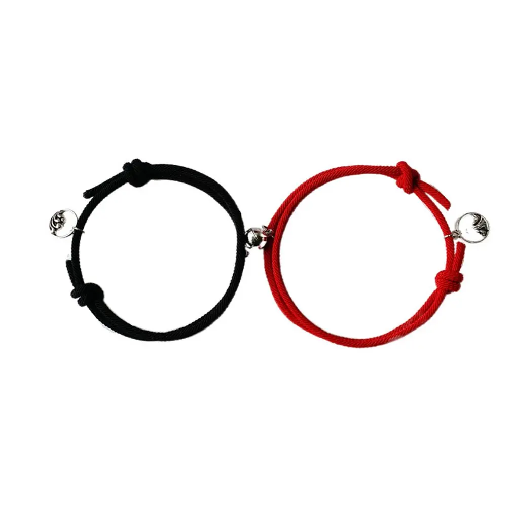 1 Pair Happy Words Attract Wealth and Fortune Charm Magnetic Bracelet Female INS Simple Student Couple Jewelry
1 Pair Happy Words Attract Wealth and Fortune Charm Magnetic Bracelet Female INS Simple Student Couple Jewelry