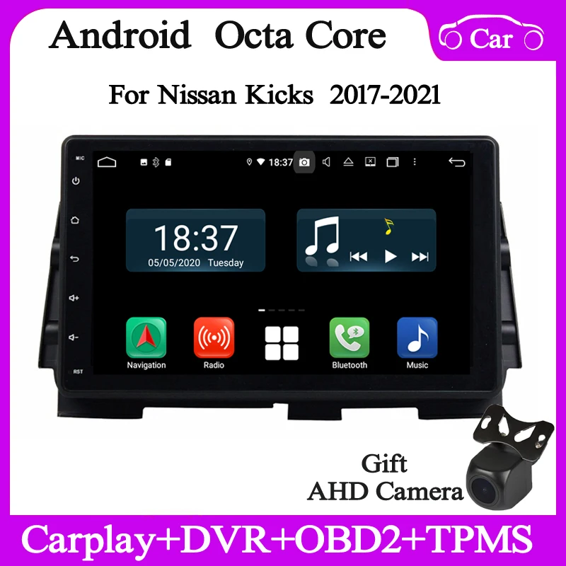 Автомобильная Мультимедийная система, автомагнитола на Android 10, с gps, для nissan Kicks 10,1-2016, 2020 дюйма, DSP, carplay
Автомобильная Мультимедийная система, автомагнитола на Android 10, с gps, для nissan Kicks 10,1-2016, 2020 дюйма, DSP, carplay