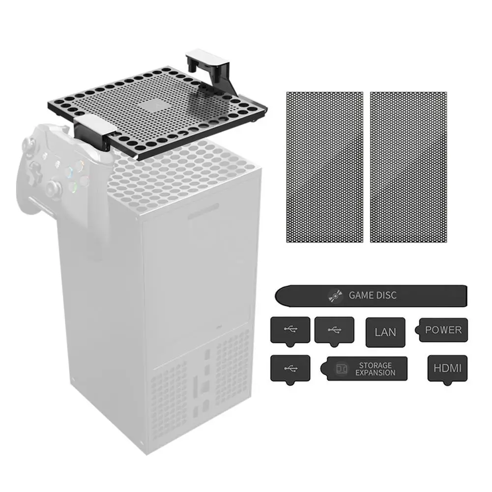 Dust Cover Head Holder ABS Silicone Accessories for Series X Controller/Gaming Headset Cover for Series Cooling Fan Dust Cover
Dust Cover Head Holder ABS Silicone Accessories for Series X Controller/Gaming Headset Cover for Series Cooling Fan Dust Cover