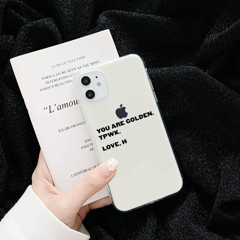 Harry Styles Phone Case Transparent soft For iphone 5 5s 5c se 6 6s 7 8 11 12 plus mini x xs xr pro max
Harry Styles Phone Case Transparent soft For iphone 5 5s 5c se 6 6s 7 8 11 12 plus mini x xs xr pro max