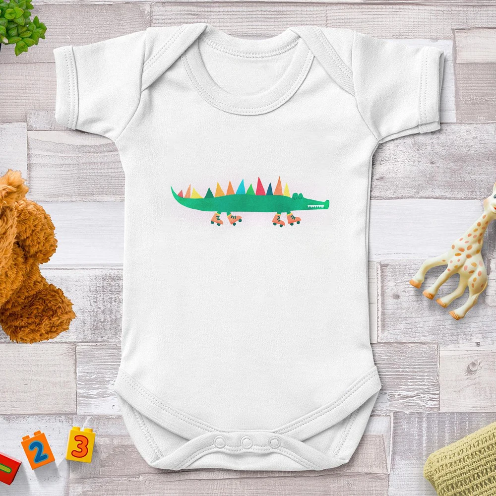 Active Newborn Cartoon Bodysuit Fashion High Quality Baby Girls Boys Clothes Crocodile Print Kawaii Romper Toddler Harajuku
Active Newborn Cartoon Bodysuit Fashion High Quality Baby Girls Boys Clothes Crocodile Print Kawaii Romper Toddler Harajuku