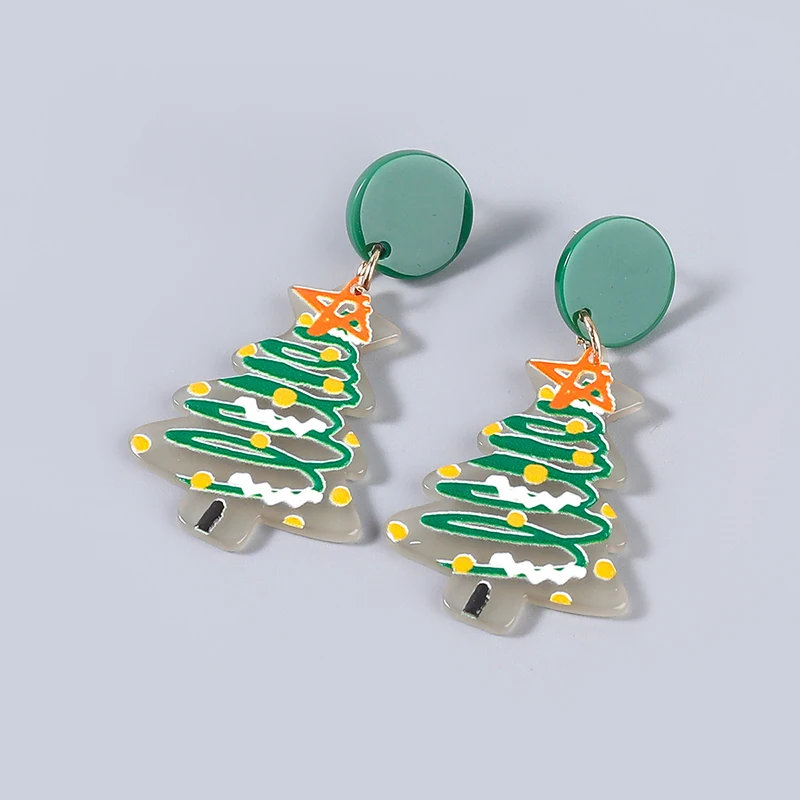 Christmas Tree Dangle Earrings for Women Fashion Party Earrings Female Boho Jewelry Accessories Resin Ear Decoration Kid
Christmas Tree Dangle Earrings for Women Fashion Party Earrings Female Boho Jewelry Accessories Resin Ear Decoration Kid