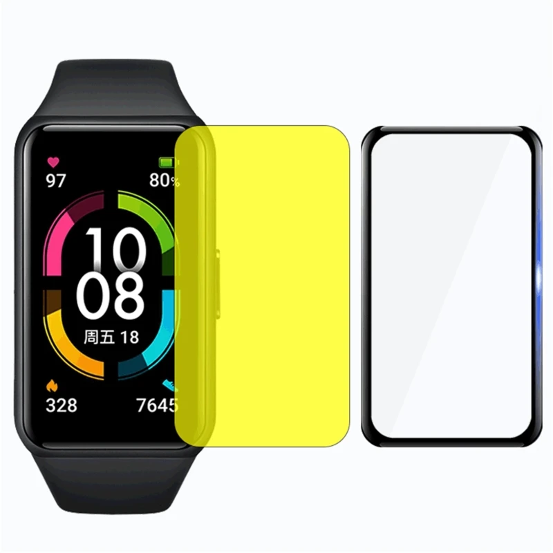 Защитное стекло для huawei honor band 6 2 шт. | Наручные часы