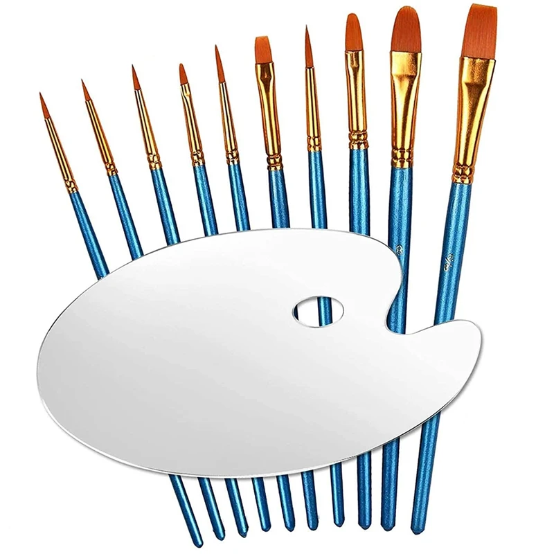 Paint Brushes for Kids Acrylic Paint Brush Set Art Paintbrush Kit for Canvas Rock Watercolor Supply with Paint Palettes
Paint Brushes for Kids Acrylic Paint Brush Set Art Paintbrush Kit for Canvas Rock Watercolor Supply with Paint Palettes