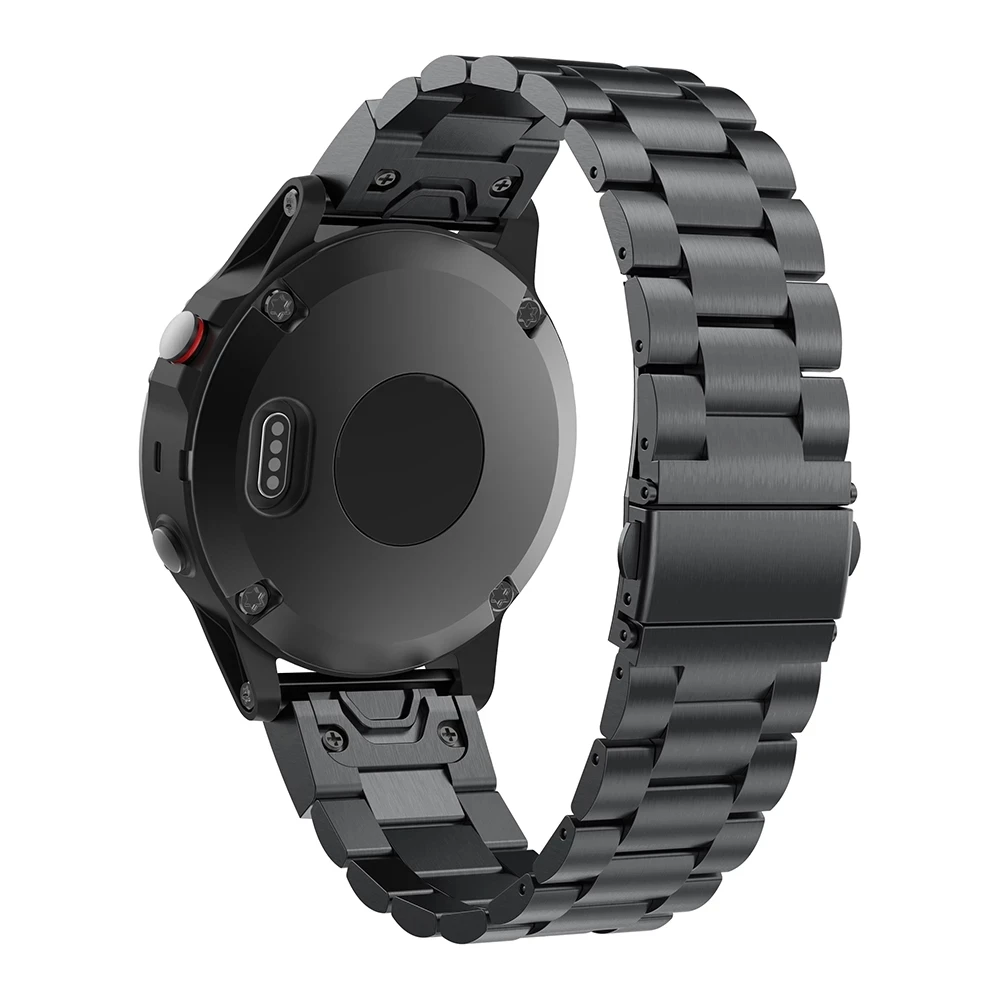 Металлический ремешок для наручных часов Garmin Fenix 5X 5 6X 6 Pro 3HR Easyfit быстросъемный