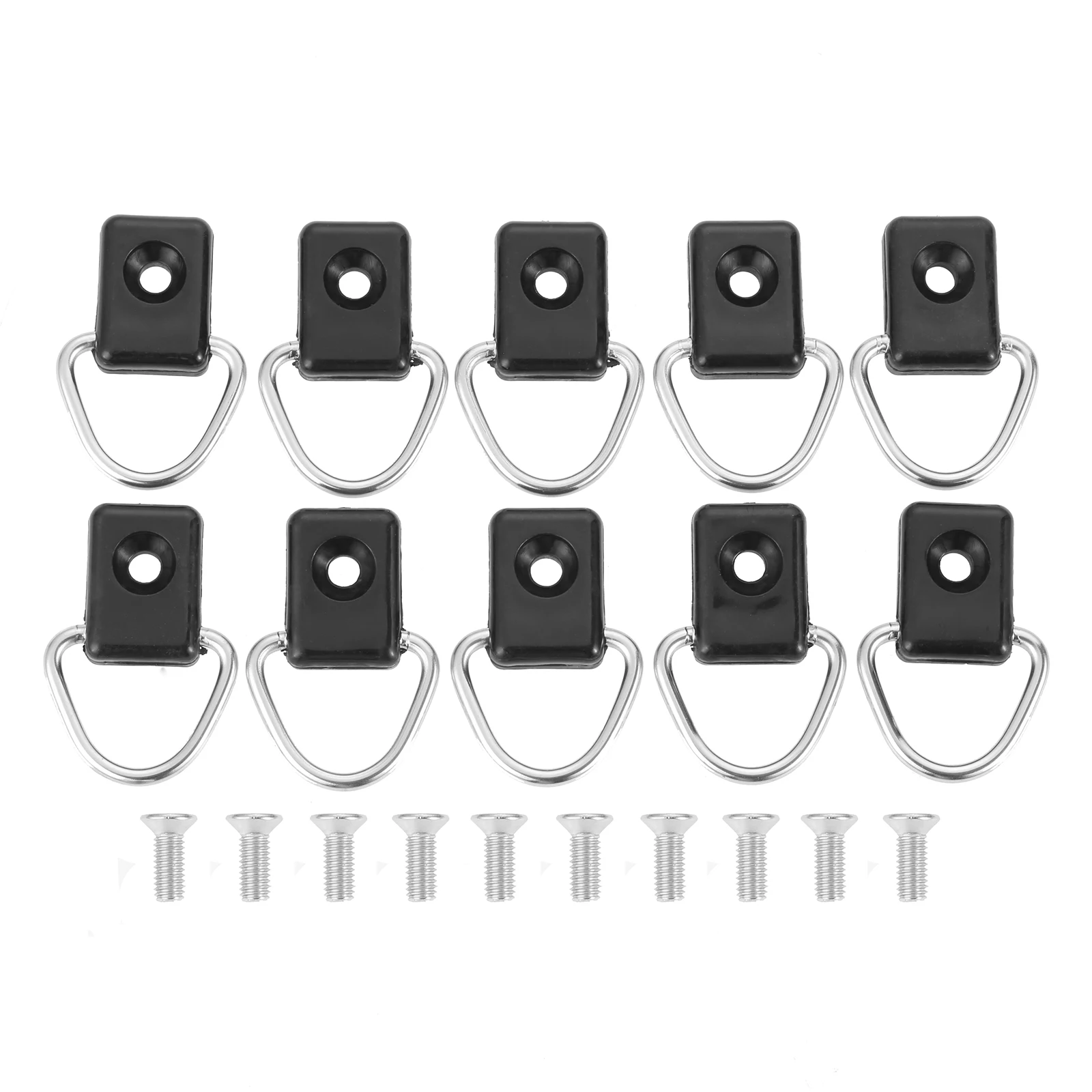 10pcs Canoe Kayak D-Ring with Screws,Safety Deck Loop Mounting Tie Down Kits for Outfitting Fishing Boat Rigging Marine Camping
10pcs Canoe Kayak D-Ring with Screws,Safety Deck Loop Mounting Tie Down Kits for Outfitting Fishing Boat Rigging Marine Camping