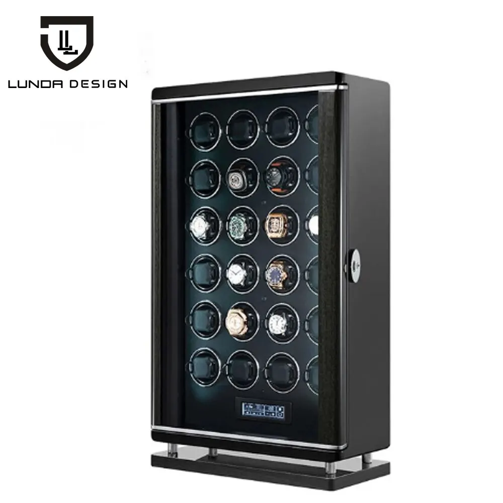 LUNDA Automatic luxury 24 slots Watch Winder Box Accessories Watch Display Mechanical Rotating Watch Uhrenbeweger For Men Watch
LUNDA Automatic luxury 24 slots Watch Winder Box Accessories Watch Display Mechanical Rotating Watch Uhrenbeweger For Men Watch