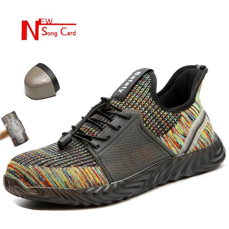 Men's and women's fashion work safety shoes outdoor sports shoes ultra-light soft sole resistant smashing steel toe work boots
Men's and women's fashion work safety shoes outdoor sports shoes ultra-light soft sole resistant smashing steel toe work boots