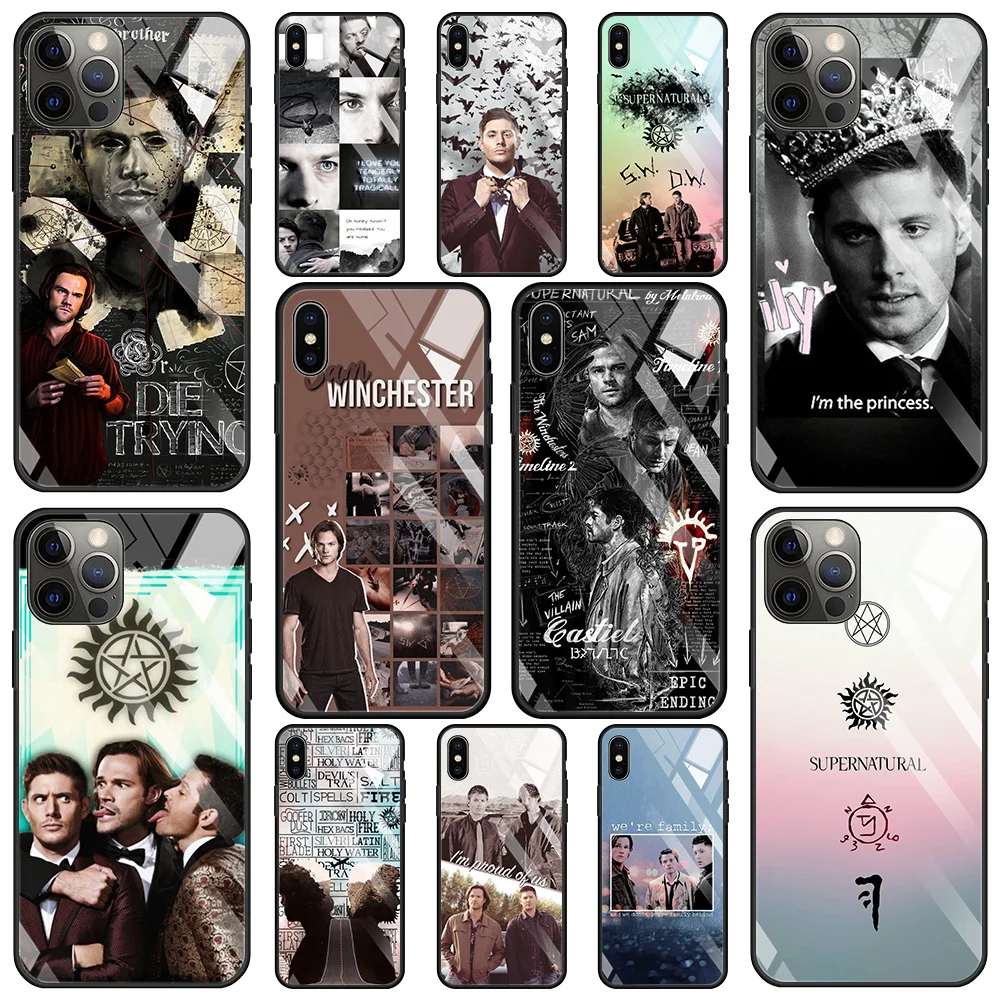 Supernatural TV Show Tempered Glass Case For iPhone 13 12 11 Pro Max 12Mini X XR XS Max 8 7 6s Plus SE 2020 Silicone Phone Shell
Supernatural TV Show Tempered Glass Case For iPhone 13 12 11 Pro Max 12Mini X XR XS Max 8 7 6s Plus SE 2020 Silicone Phone Shell