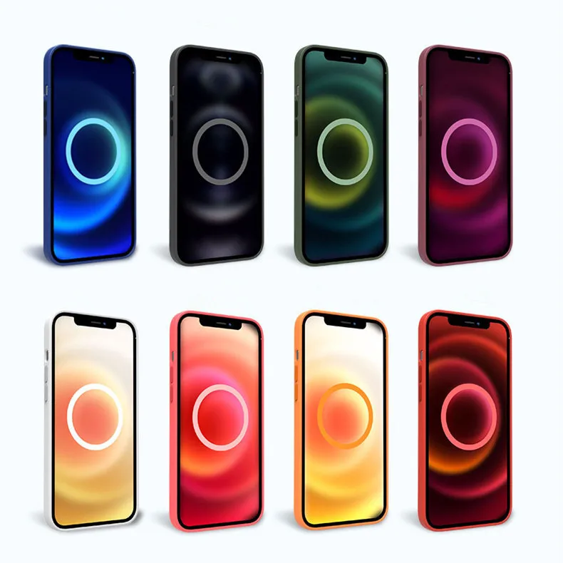 Magnetic Wireless Charging Phone Case For iPhone 12 Pro Max Liquid Silicone Animated Case For 12Pro Mini Magsafe Shockproof Case
Magnetic Wireless Charging Phone Case For iPhone 12 Pro Max Liquid Silicone Animated Case For 12Pro Mini Magsafe Shockproof Case