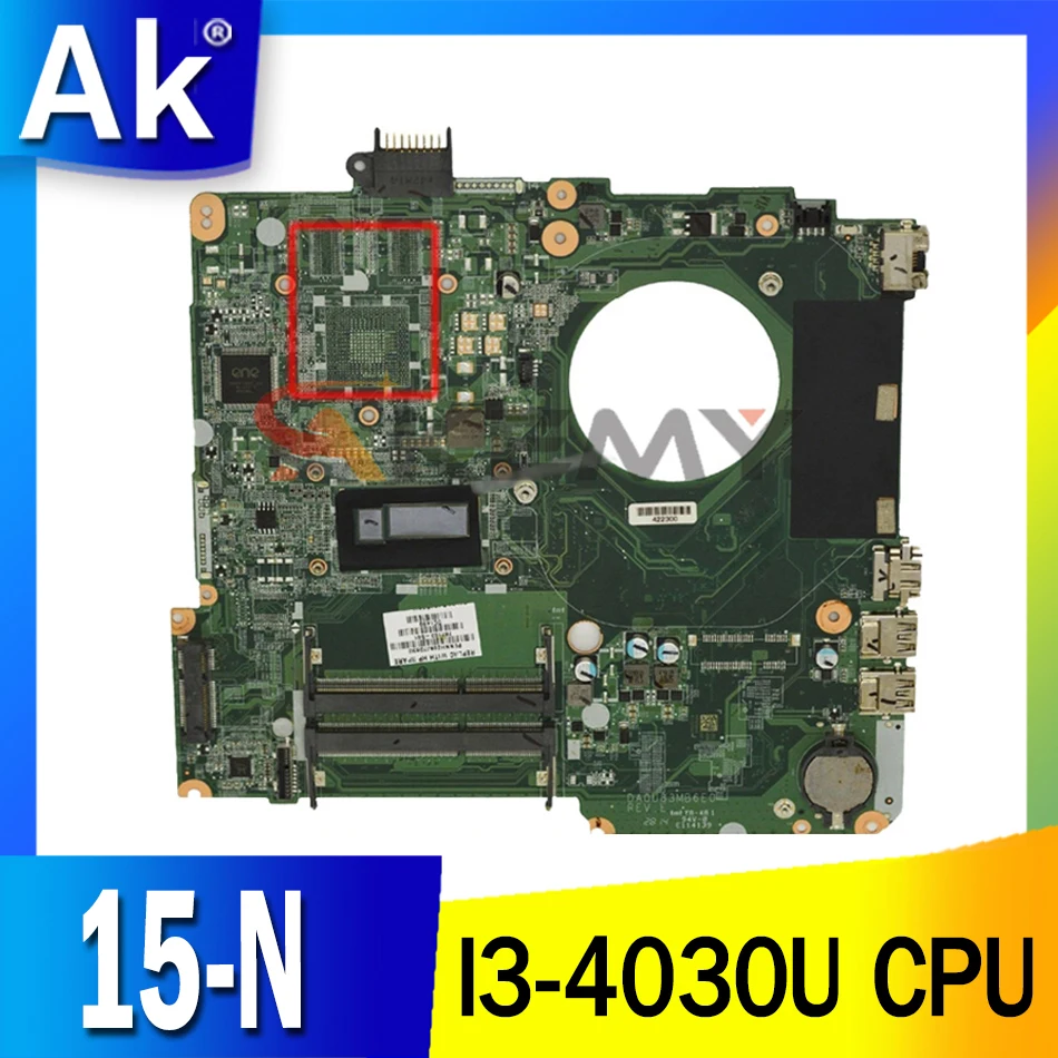 Akemy 790202-501 790202-001 For HP Pavilion 15-N 15-F 15-F010DX Laptop Motherboard DA0U83MB6E0 I3-4030U CPU DDR3
Akemy 790202-501 790202-001 For HP Pavilion 15-N 15-F 15-F010DX Laptop Motherboard DA0U83MB6E0 I3-4030U CPU DDR3