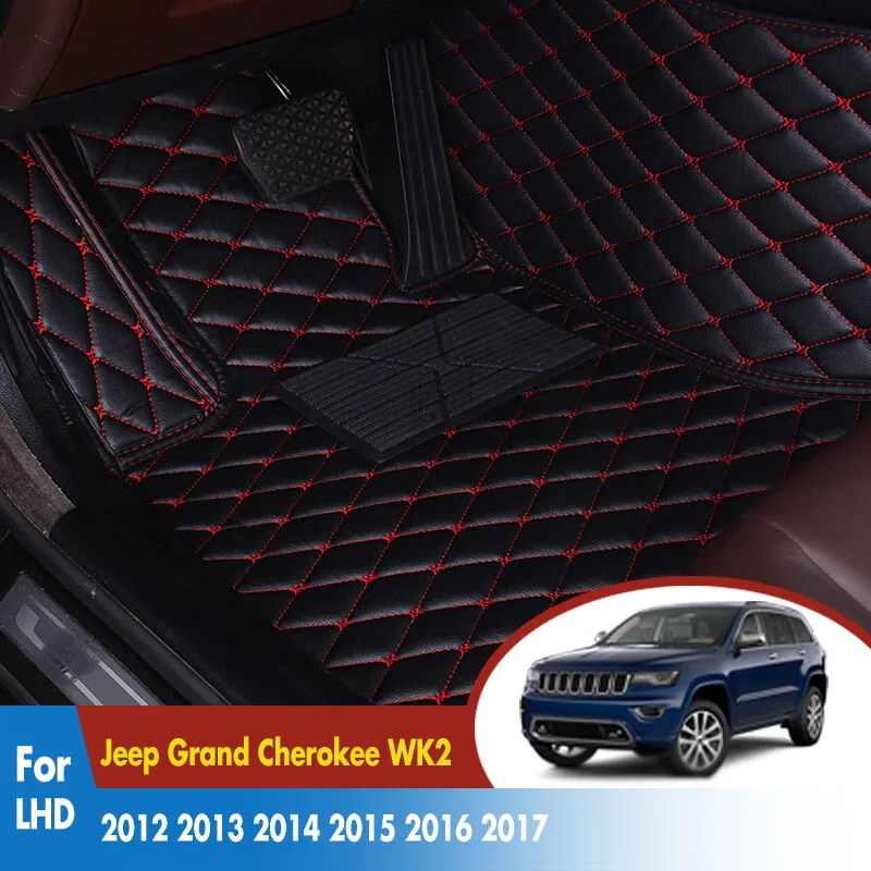Автомобильные коврики для Jeep Grand Cherokee WK2 2018 2017 2016 2015 2014 2013 2012 автомобильные