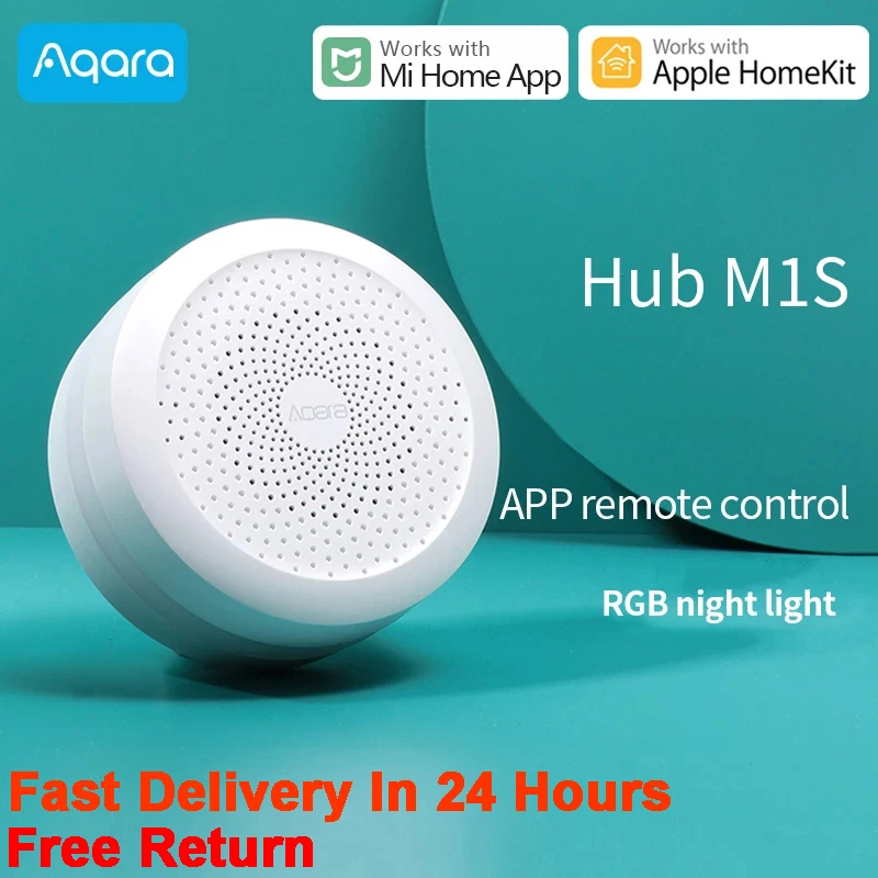 Система сигнализации Aqara Zigbee Gateway, беспроводной хаб с дистанционным управлением для умного дома, работает с приложением Xiaomi Mijia и Apple HomeKit
Система сигнализации Aqara Zigbee Gateway, беспроводной хаб с дистанционным управлением для умного дома, работает с приложением Xiaomi Mijia и Apple HomeKit