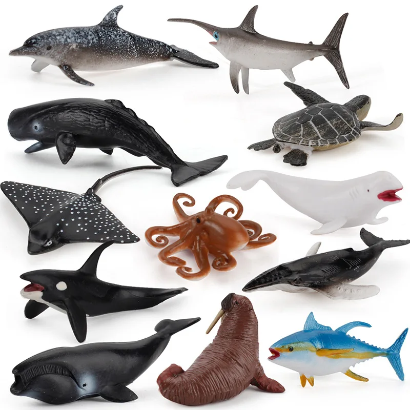 Mini Marine Life Suit Dolphin Rays Whale Shark Model Toys Action Figures Ocean Aquarium Miniature Education Kids Toys Boys Gift
Mini Marine Life Suit Dolphin Rays Whale Shark Model Toys Action Figures Ocean Aquarium Miniature Education Kids Toys Boys Gift