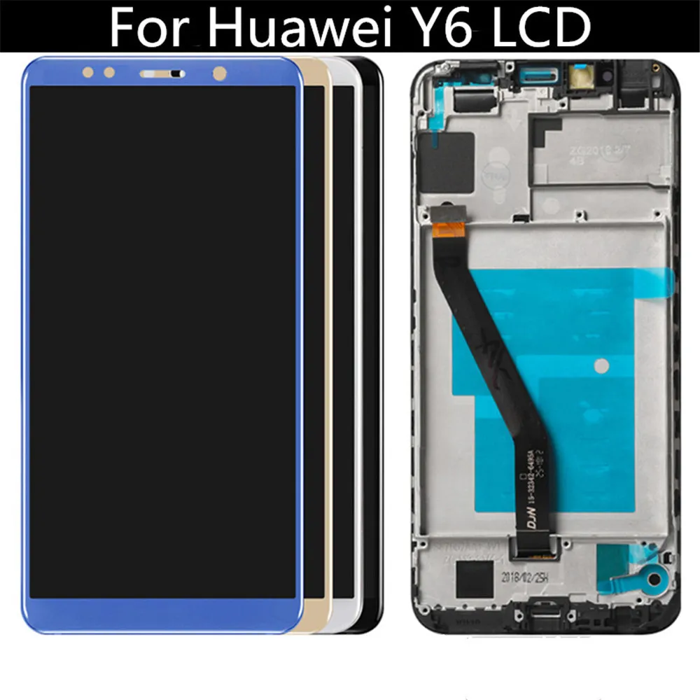 Оригинальный Y6 Prime 2018 ЖК дисплей для huawei рамка дисплея АТО L11 L21 L22 LX1 LX3 L31 L42