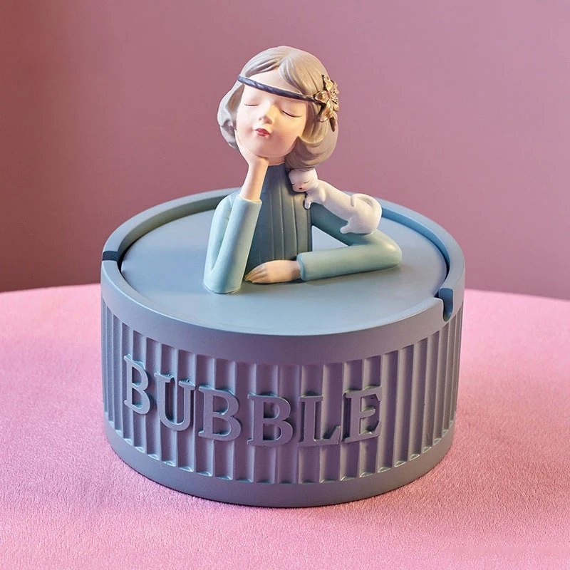 Nordic Girl Cute Bubble Girl Ashtray Family Living Room Creative Personality Trend with Cover Anti Fly Ash
Nordic Girl Cute Bubble Girl Ashtray Family Living Room Creative Personality Trend with Cover Anti Fly Ash