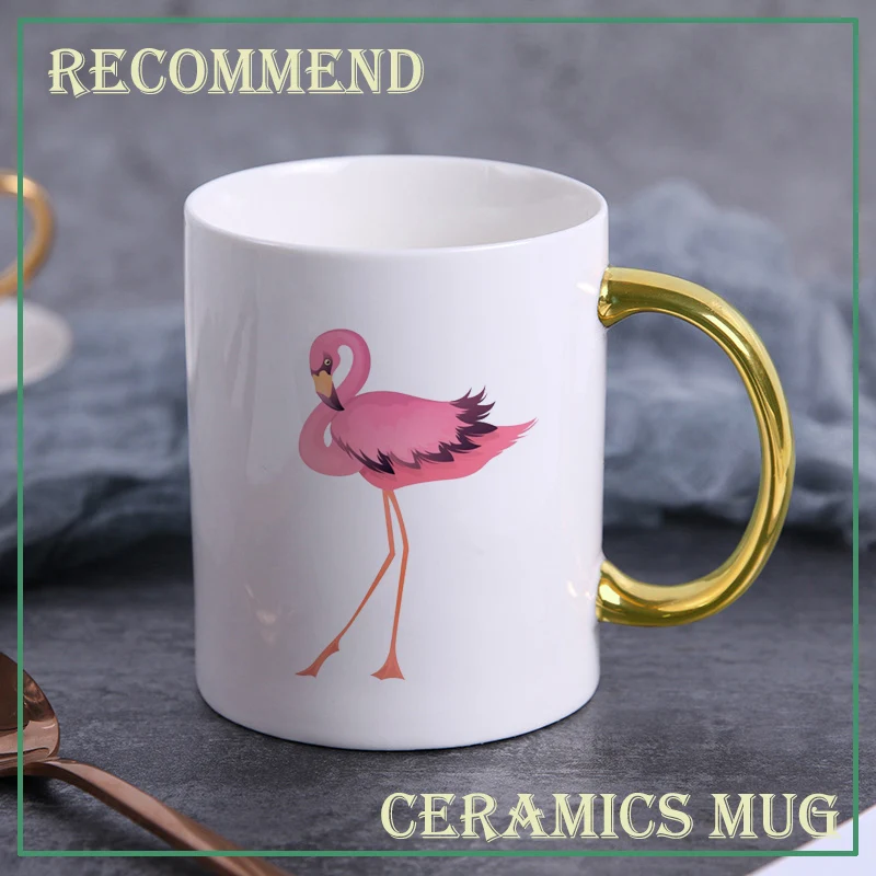Cartoon ceramic cup 400ml creative mug Flamingo pattern coffee mug home drinking cup milk juice breakfast cup KTZW-035
Cartoon ceramic cup 400ml creative mug Flamingo pattern coffee mug home drinking cup milk juice breakfast cup KTZW-035