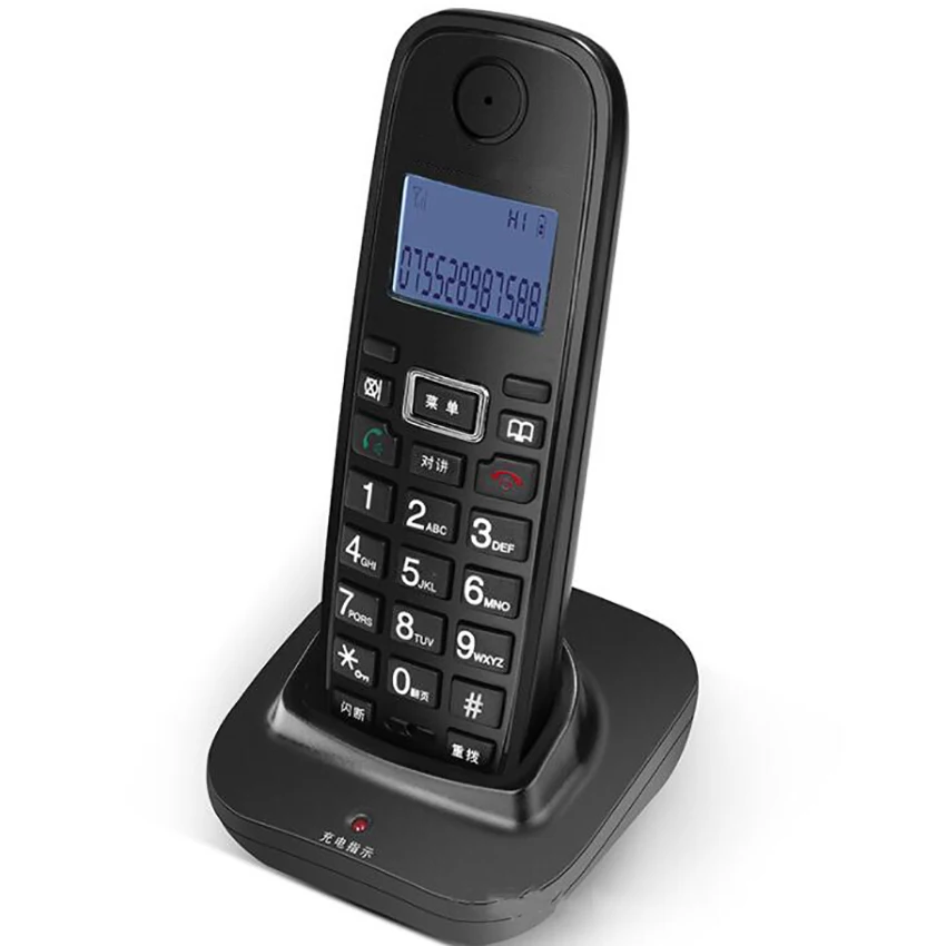 2.4G Corded/Cordless Phone System with 1 Handset - Answering Machine, 3-Way Conference, 300M Long Range, Wireless Telephone
2.4G Corded/Cordless Phone System with 1 Handset - Answering Machine, 3-Way Conference, 300M Long Range, Wireless Telephone