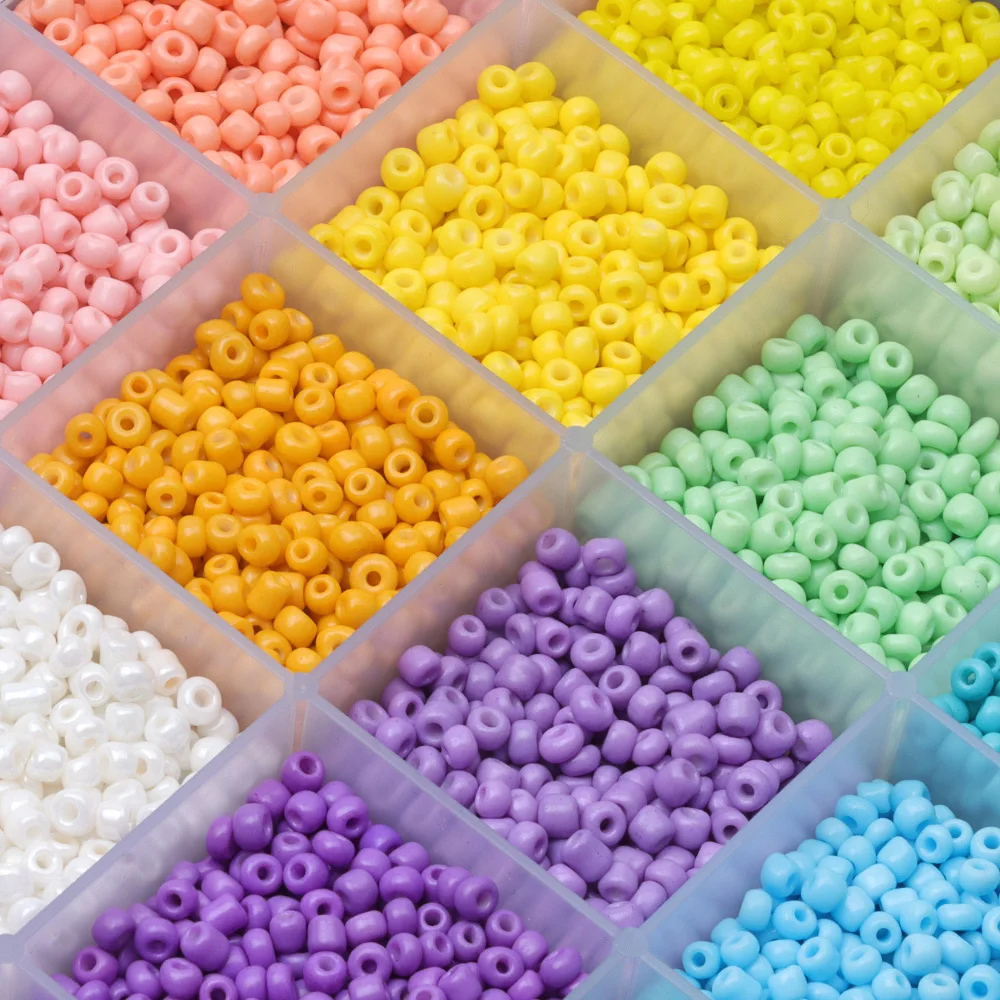 Making DIY Craft Small Glass Seed Beads, Craft Seed Beads Small Pony Beads for Bracelet Earrings Jewelry Making-2/3/4mm 
Making DIY Craft Small Glass Seed Beads, Craft Seed Beads Small Pony Beads for Bracelet Earrings Jewelry Making-2/3/4mm